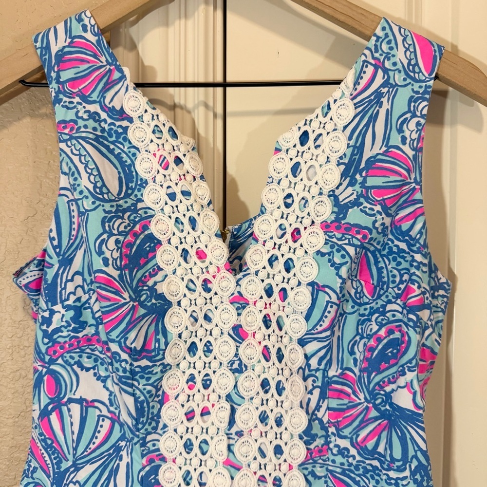 Lilly Pulitzer My Fans Shift Dress Lilly Pulitzer for Target pineapple pull - Picture 4 of 12
